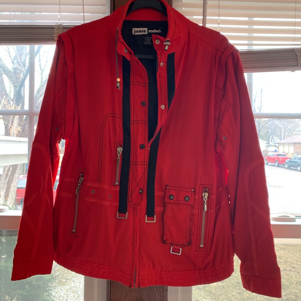 Jamie Sadock Zip Up Red Coat